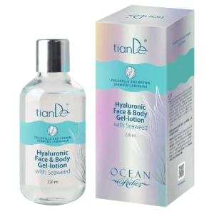 Hialuronowy żel-lotion do twarzy i ciała z algami morskimi