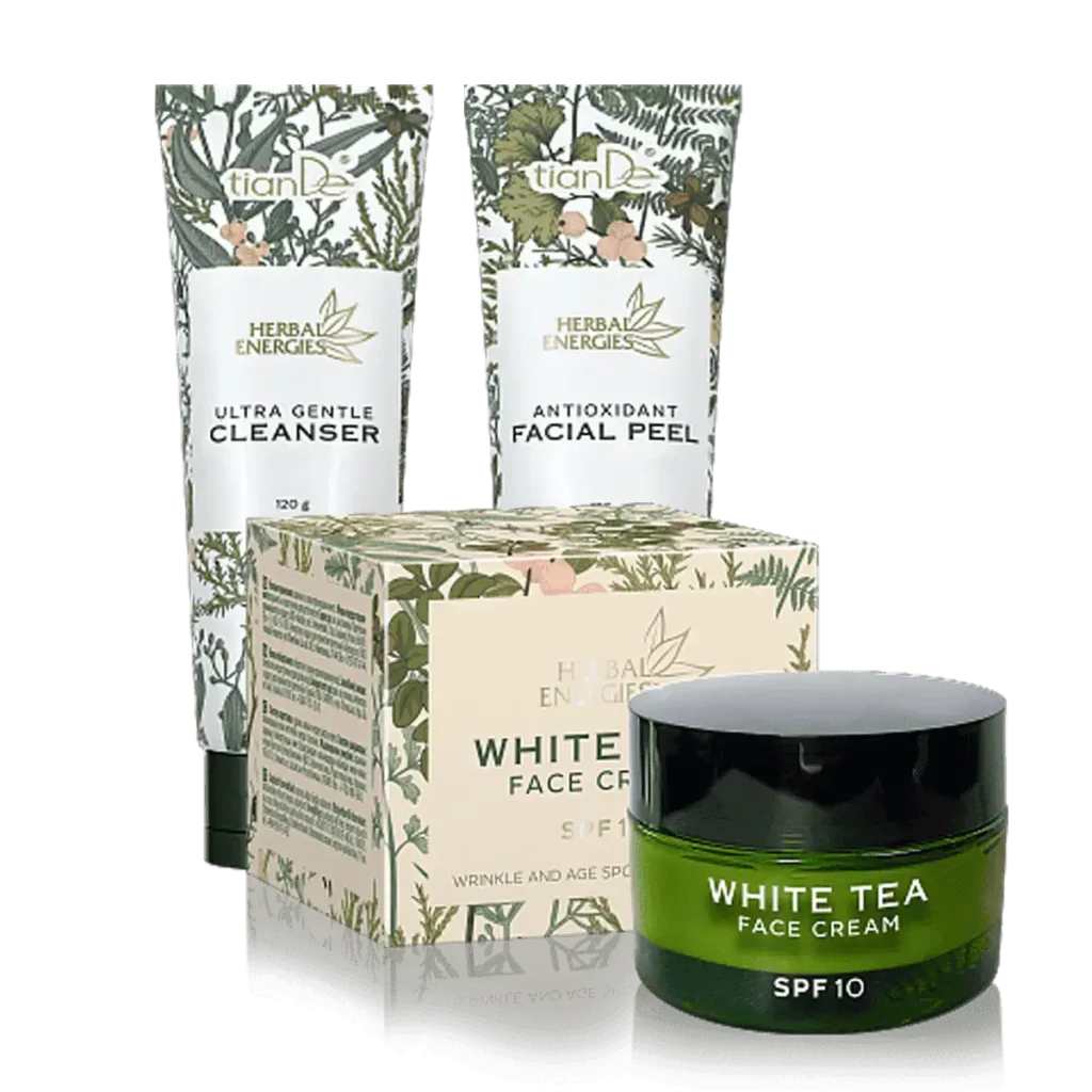 Tiande Zestaw do pielęgnacji twarzy z białą herbatą