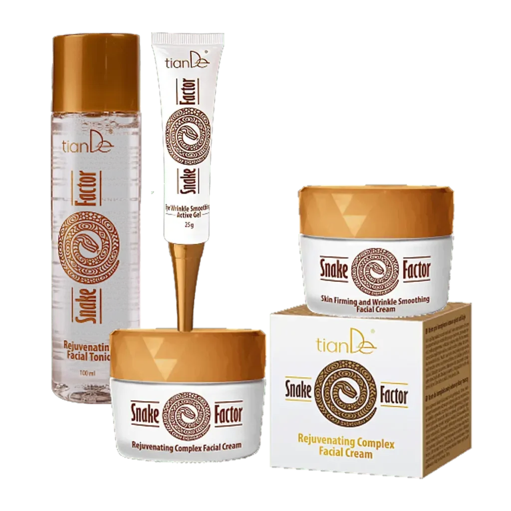 Zestaw na zmarszczki i utratę jędrności skóry Snake Factor Tiande.