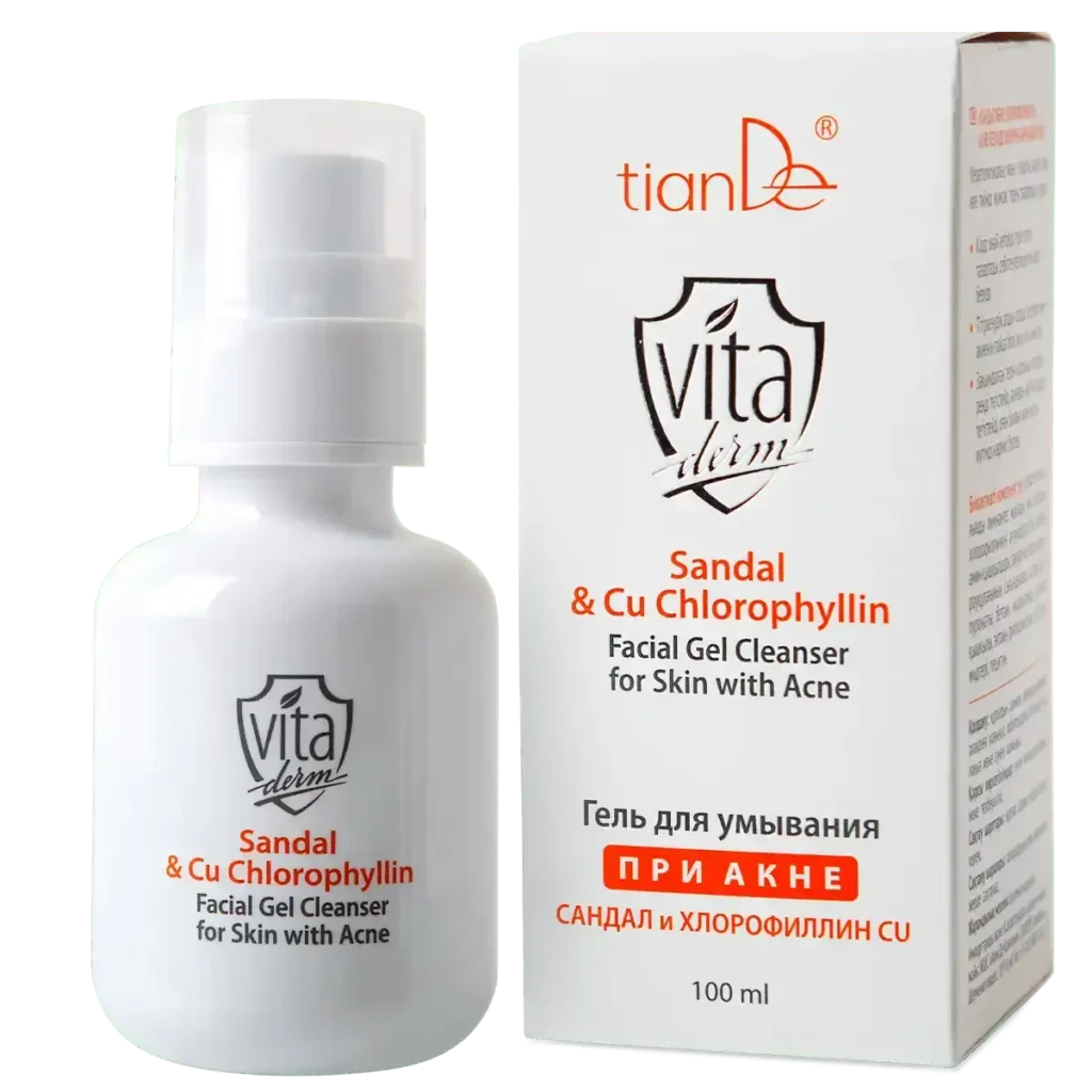 Żel do mycia twarzy na trądzik tiande